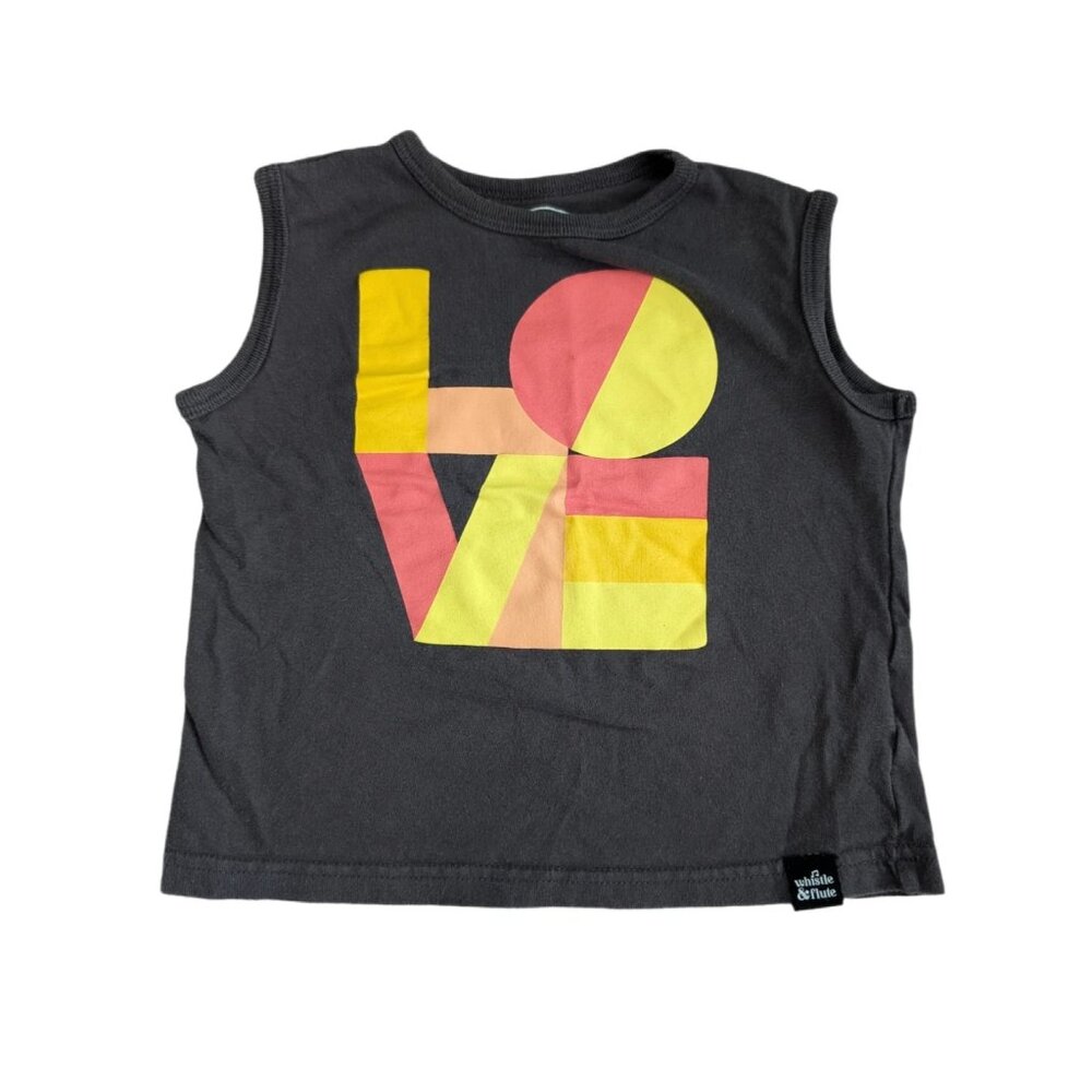 Whistle &‎ Flute LOVE Gender Neutral Tank 12-18m